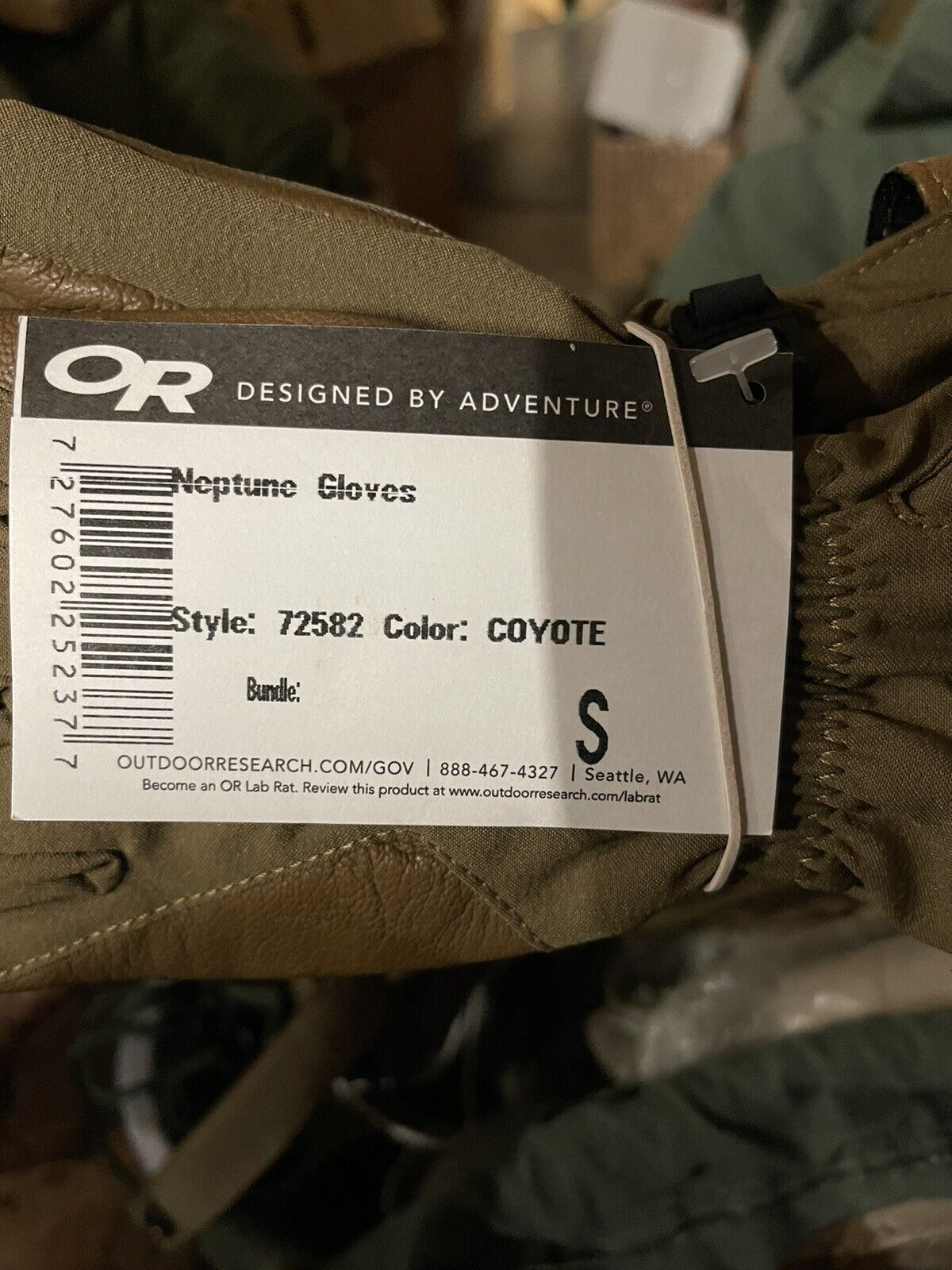 Outdoor Research Neptune Gloves 72582 New Small Coyote OR USMC SEAL MARSOC