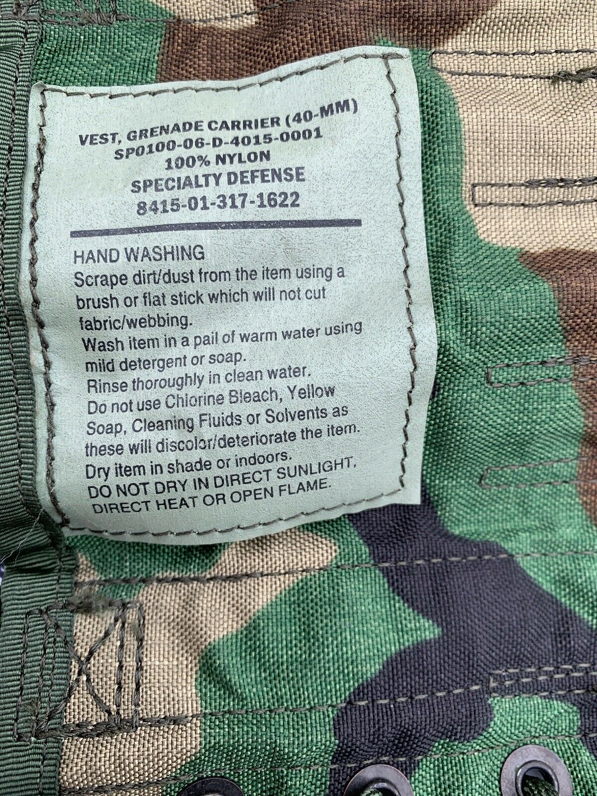 GI Vest, Gernade Carrier 40mm