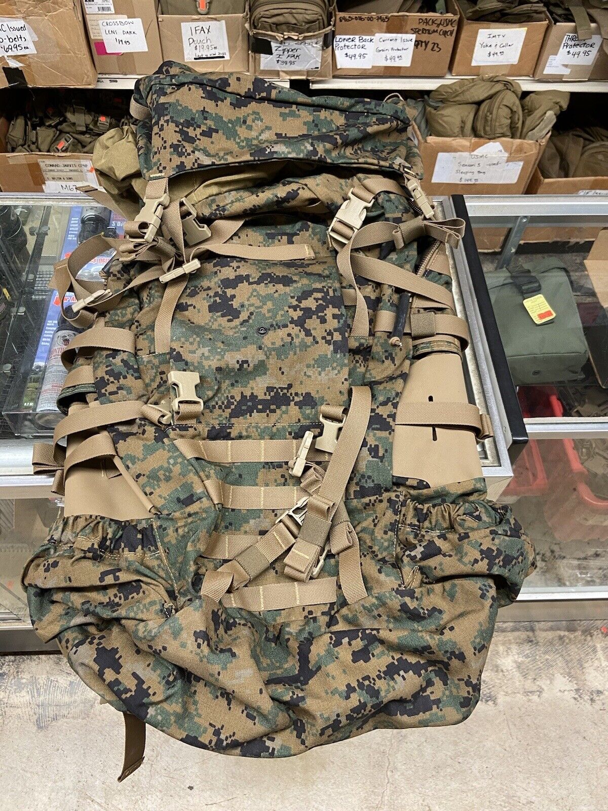 USMC ILBE GEN 2 MAIN PACK WITH ASSAULT PACK and HYDRATION BLADDER-NEW!