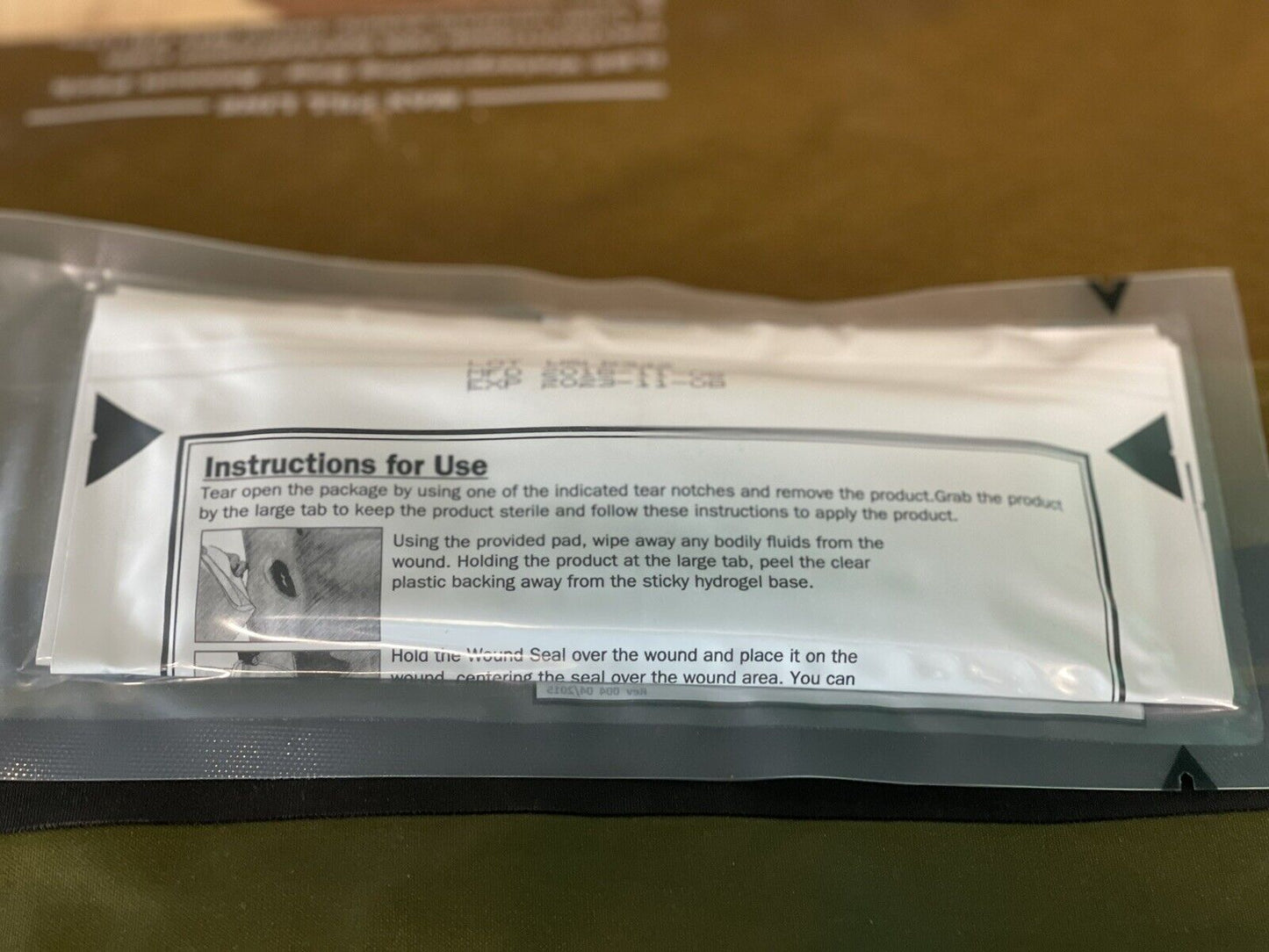 Sterile Penetrating Chest Injury Kit for Entry and Exit Wounds #HHPCIK USA Made