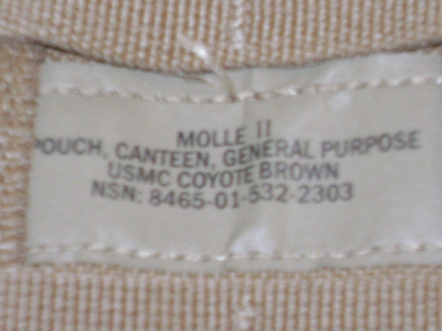 USMC Coyote Canteen Cover (Used) - G.I. JOES