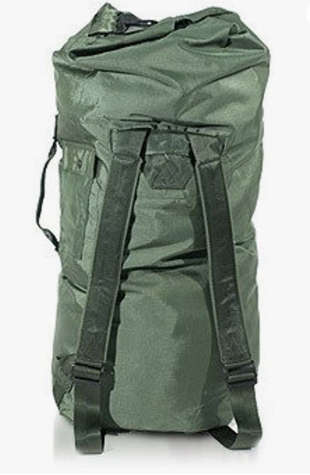 NEW - US Military Army DUFFEL /  SEA BAG LUGGAGE Top Load 2 Strap OD NYLON