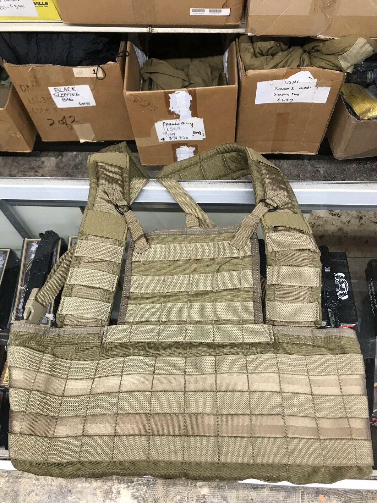 Eagle Industries FSBE Rhodesian Recon Vest Chest Rig RRV Coyote USMC