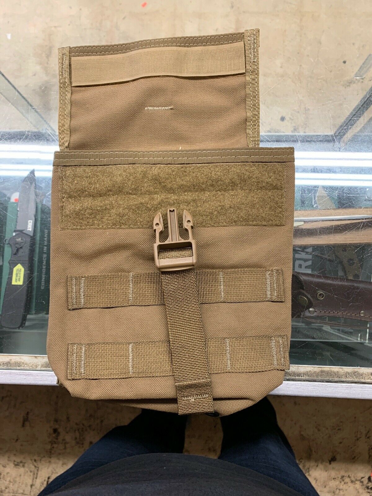 USMC MOLLE pouch SAW coyote brown 200 Round