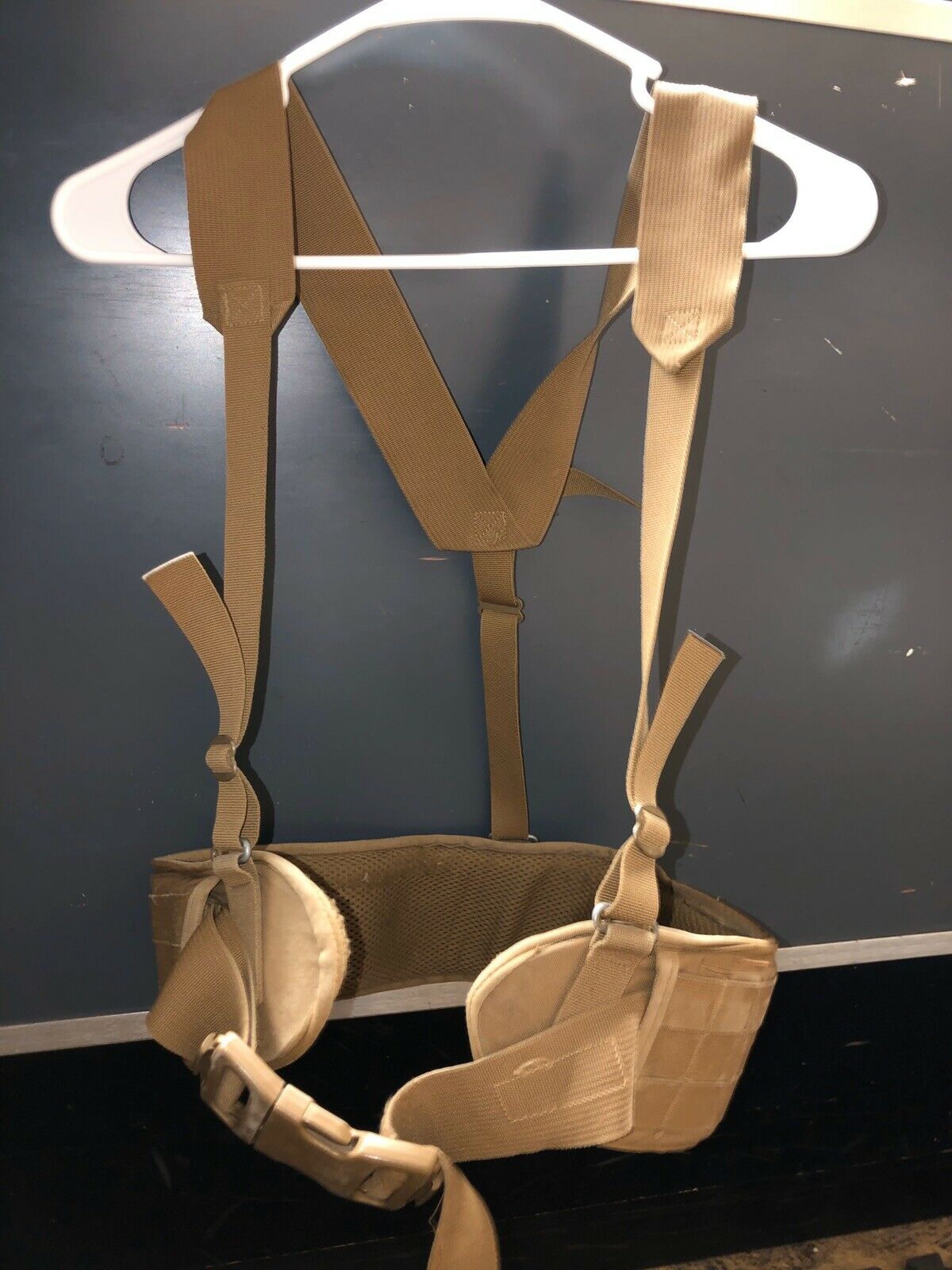 USMC Sub Belt, w/ Suspenders, Coyote