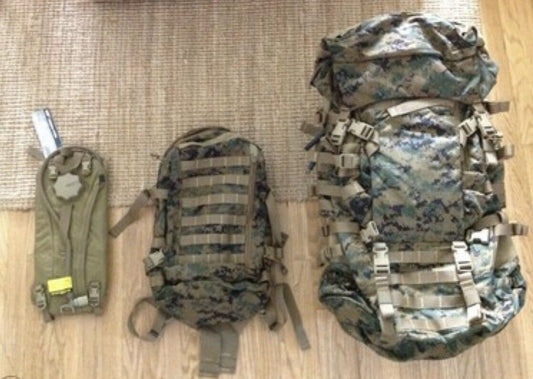 USMC ILBE GEN 2 MAIN PACK WITH ASSAULT PACK and HYDRATION BLADDER-NEW!