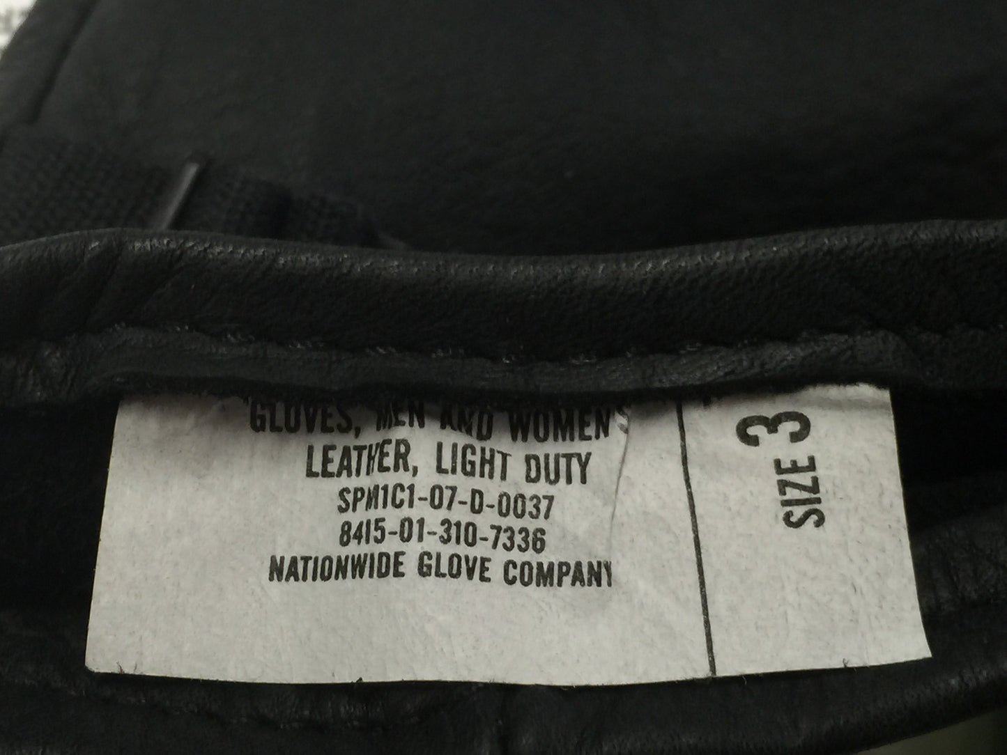 USMC Black Utility Gloves - G.I. JOES