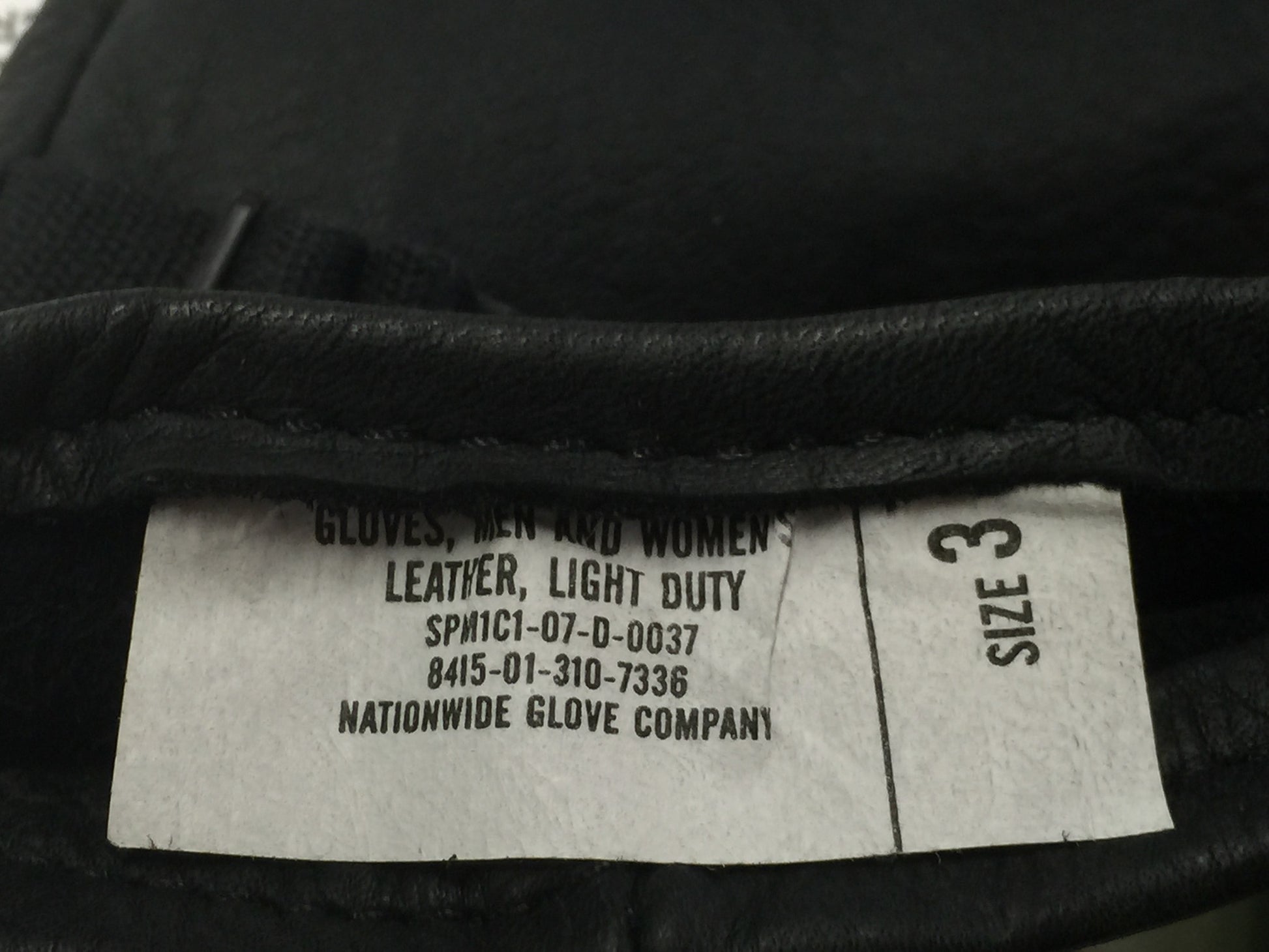 USMC Black Utility Gloves - G.I. JOES