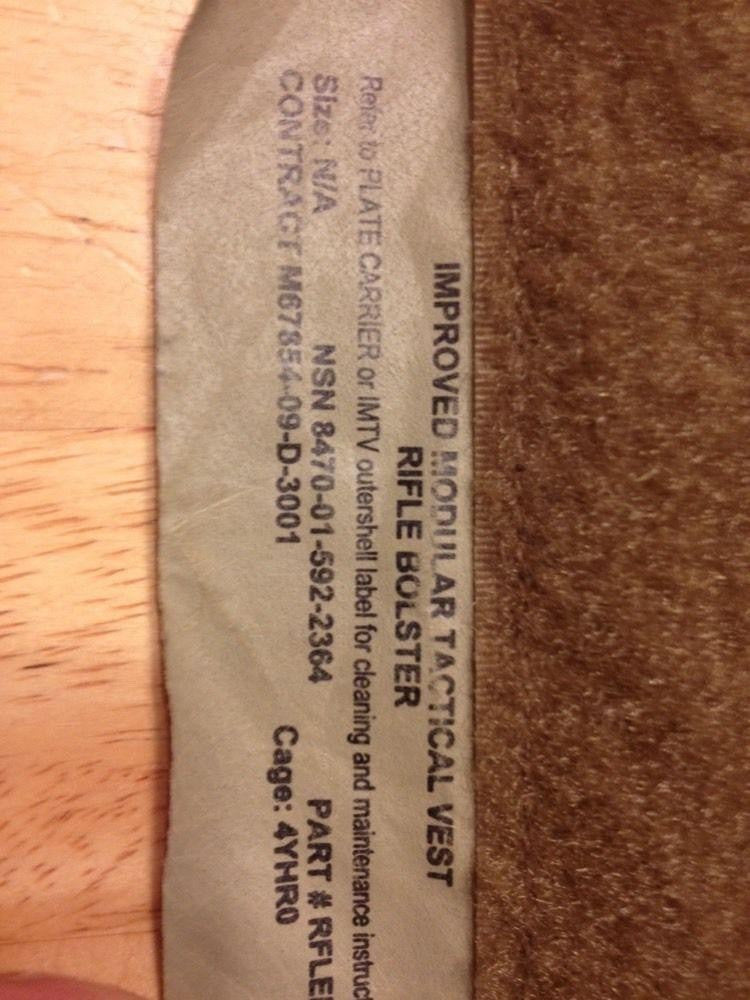 Rifle bolster - G.I. JOES